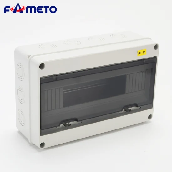 Ht 15 Ways ABS+PC Outdoor Waterproof Plastic IP65 Distribution Box