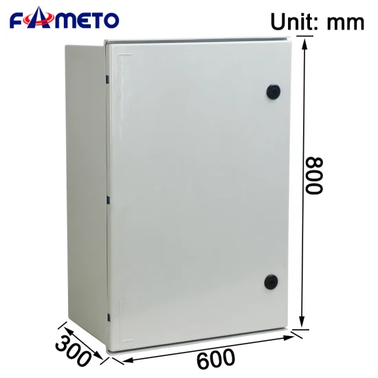 Oversized Equipment Power Control Box 800*600*300mm Fiberglass Distribution Box IP65