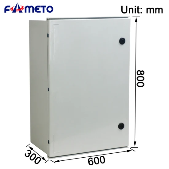Oversized Equipment Power Control Box 800*600*300mm Fiberglass Distribution Box IP65