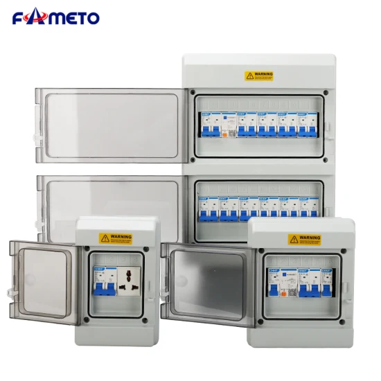 Polyurethane Distribution Box 4/6/9/12/18/24/36way IP66 Outdoor Waterproof Distribution Box PC Plastic Material
