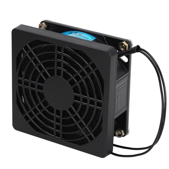 Axial Fan Filter 172mm*172mm Rotundity ABS Plastic Black Fan Guard