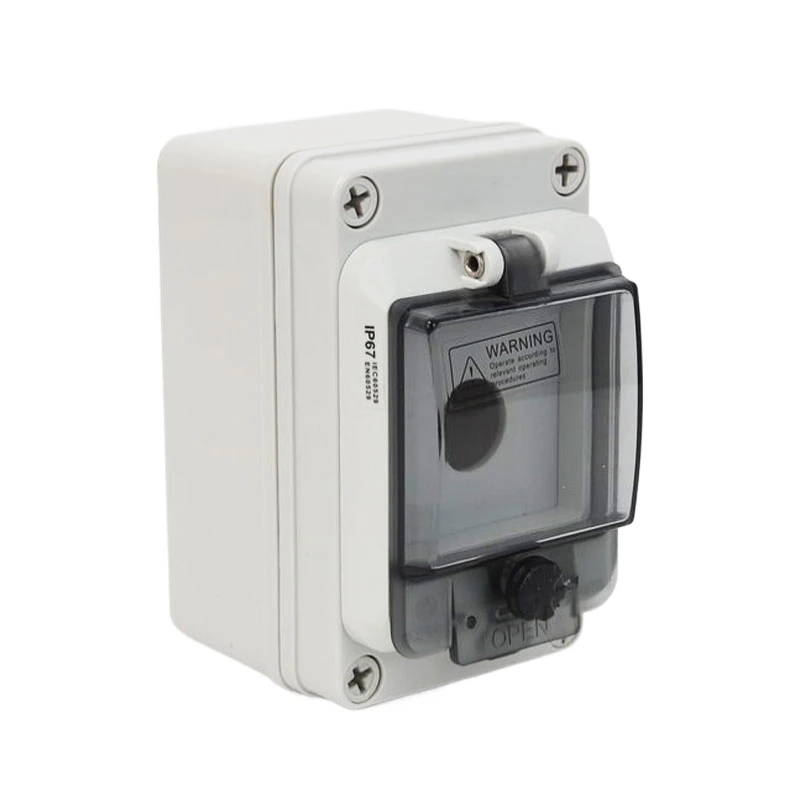 IP67 Waterproof Emergency Push Button Switch with Junction Box Control