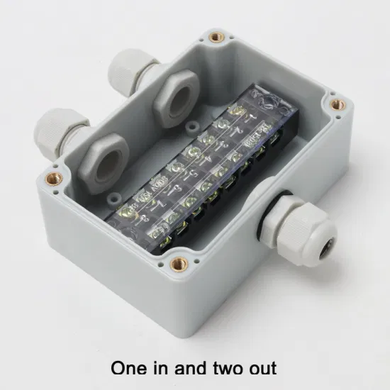 Outdoor Waterproof Junction Box 100*68*50mm One in and Two out Park Light Power Distribution Line