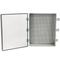 Outdoor Waterproof Electrical Equipment Distribution Box 500*400*200mm ABS Plastic Transparent Exterior Door