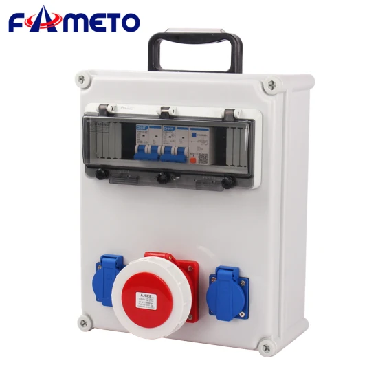 24-Circuit Distribution Box ABS Plastic Box 340*280*130mm IP66 Waterproof and Dustproof Factory Customized
