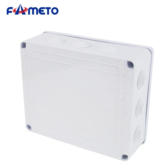Outdoor Waterproof Junction Box 300X250X120mm ABS Plastic IP65 White Spot Wholesale