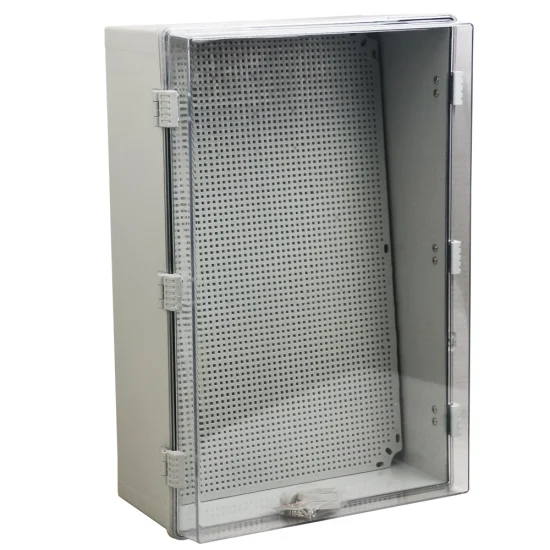 600*400*220mm PC Flame Retardant Material Transparent Plastic Distribution Box Photovoltaic Box