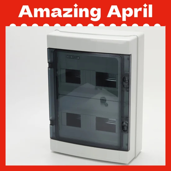 Ha-24 Ways IP65 Waterproof Outdoor Plastic Combiner Box Junction Box Distribution Box