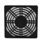 Axial Fan Filter 125mm*125mm ABS Plastic Black Fan Guard