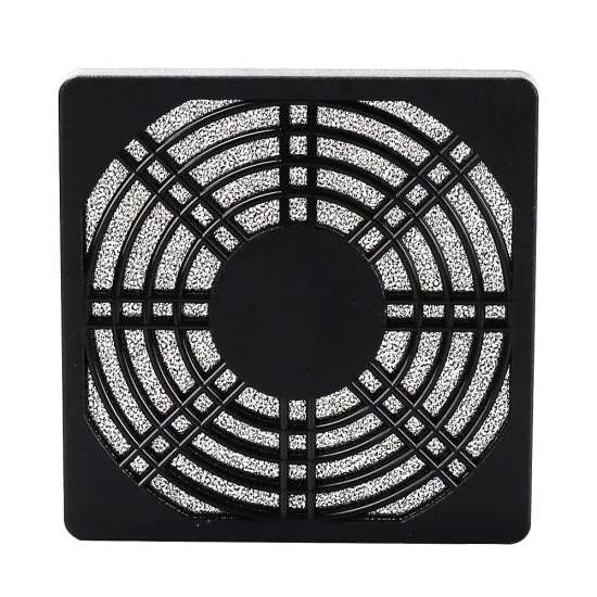 Axial Fan Filter 125mm*125mm ABS Plastic Black Fan Guard