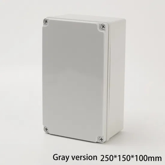 Waterproof Case 250*150*100mm ABS Plastic Light Gray Electrical Enclosure 9.8*5.9*3.9inch Support for Customization