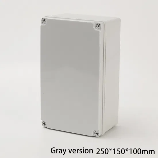 Waterproof Case 250*150*100mm ABS Plastic Light Gray Electrical Enclosure 9.8*5.9*3.9inch Support for Customization