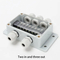 Two in and Three out Tb1508 Terminal Block Made of Brass ABS Plastic Housing 100*68*50 CE IP67 Junction Box