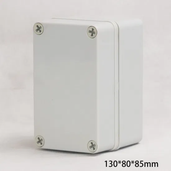 Outdoor Waterproof Case Enclosure Plastic Box Electronic Project Case Waterproof Junction Box for Electronics 130*80*85mm