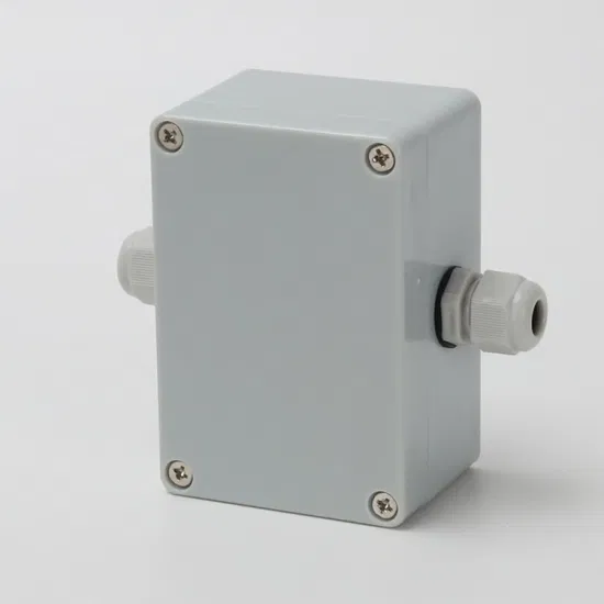 One in and One out 100*68*50mm ABS Plastic Waterproof Junction Box 3.94*2.68*1.97inch CE IP67