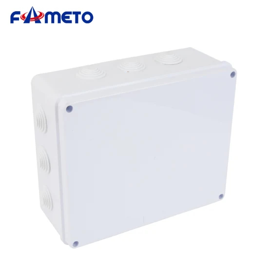 Outdoor Waterproof Junction Box 300X250X120mm ABS Plastic IP65 White Spot Wholesale