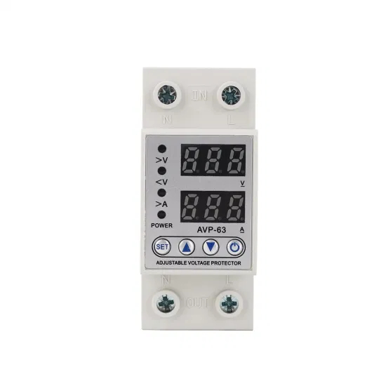 1-63A Adjustable Over Under Voltage Current Protector 2p 220/230V OEM