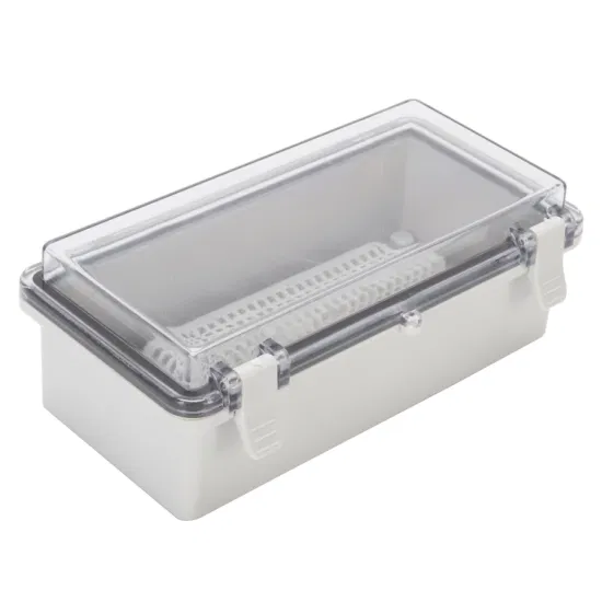 Rectangular Waterproof Junction Box 200*100*70mm ABS IP66 Transparent Cover 7.9*4*2.8inch