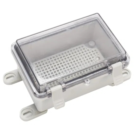 Outdoor Waterproof Electrical Control Distribution Box ABS IP66 Transparent Cover Wall Mounting 150*100*70mm