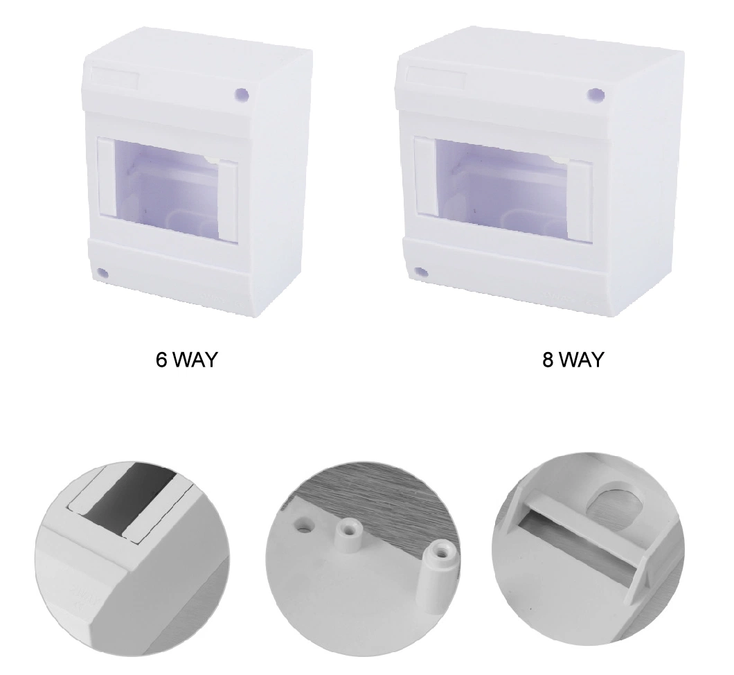 Manufacturers Wholesale 1way 2way 4way 6way 8way ABS Plastic Distribution Box