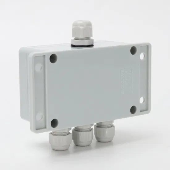 One in and Three out 15A 8way Waterproof Wire Docking Box ABS Plastic Pg9 Nylon Connectors 4-8 Square Wires