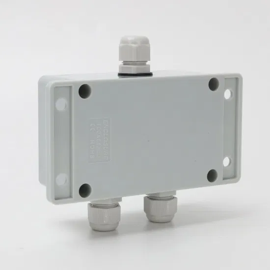 Outdoor Waterproof Cable Distribution Box 100*68*50mm One in and Two out ABS Plastic 15A 8 Circuit