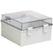 12*12*7inch Transparent Waterproof Distribution Box ABS Plastics Display Screen or Battery Enclosure