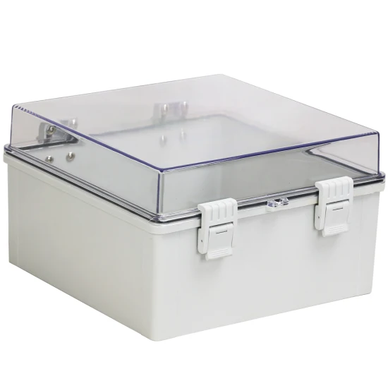 12*12*7inch Transparent Waterproof Distribution Box ABS Plastics Display Screen or Battery Enclosure