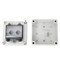 Double Hole IP67 Waterproof Outdoor Emergency Push Button Switch W Junction Box