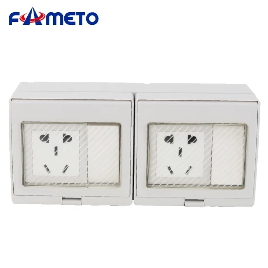 Outdoor Waterproof Socket Switch with Five Holes