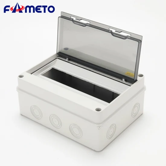 Ht-12 IP65 Outdoor Waterproof 12 Way Electrical Power Plastic Distribution Box