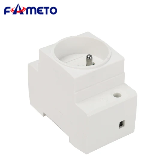 French Style 10-16A 35mm Rail Mount Socket