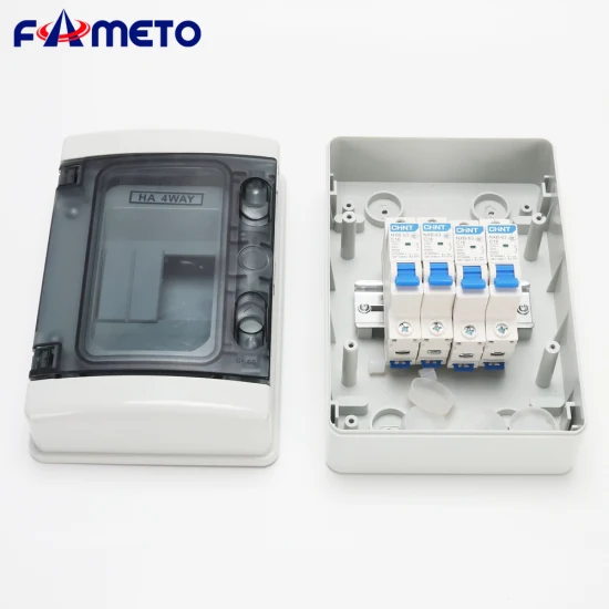 Ha-4 Ways IP65 Waterproof Outdoor 140*210*100mm Plastic 4 Way/4 Pole Junction Combiner Distribution Box