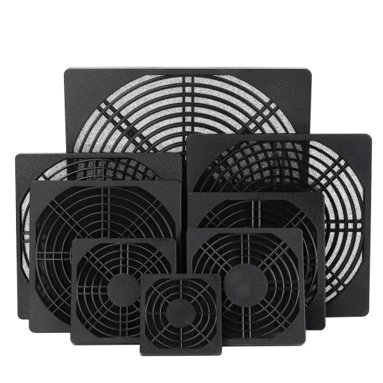 Axial Fan Filter 90mm*90mm ABS Plastic Black Fan Guard