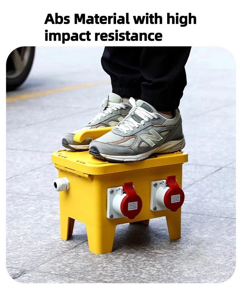 12/24/36 Way Industrial Waterproof Electrical Power Distribution Equipment Box Mobile Outdoor Portable Socket Cabinet Box