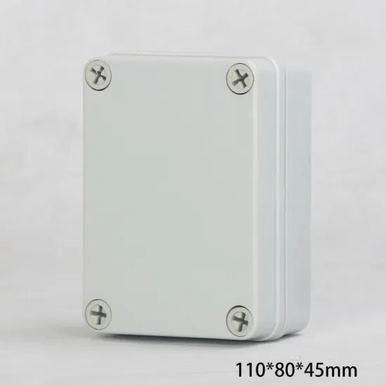 Outdoor Waterproof Junction Box IP67 110*80*45mm ABS Plastic Factory Direct Sales