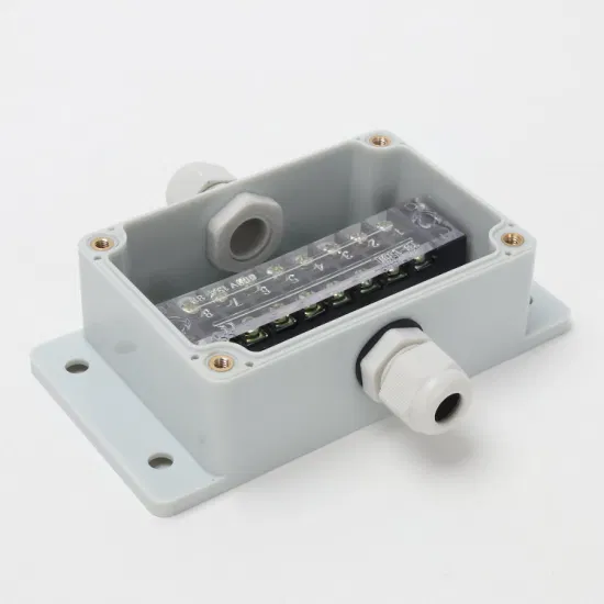 One in and One out Terminal Waterproof Junction Box 100*68*50mm Install The Ears ABS IP67 Tb1508 Copper