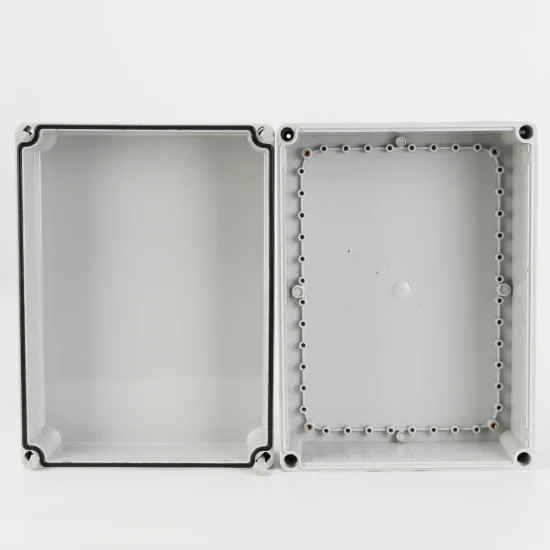 Outdoor Waterproof Case 380X280X180mm ABS Material Gray Shell Plastic Distribution Box