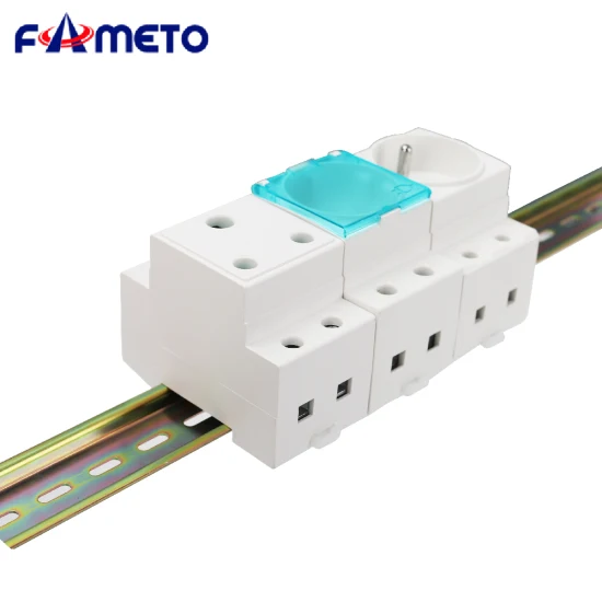 Italy Sockets 10-16A DIN Rail Receptacle