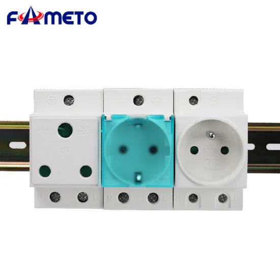 American Style Sockets 15A DIN Power Module Socket