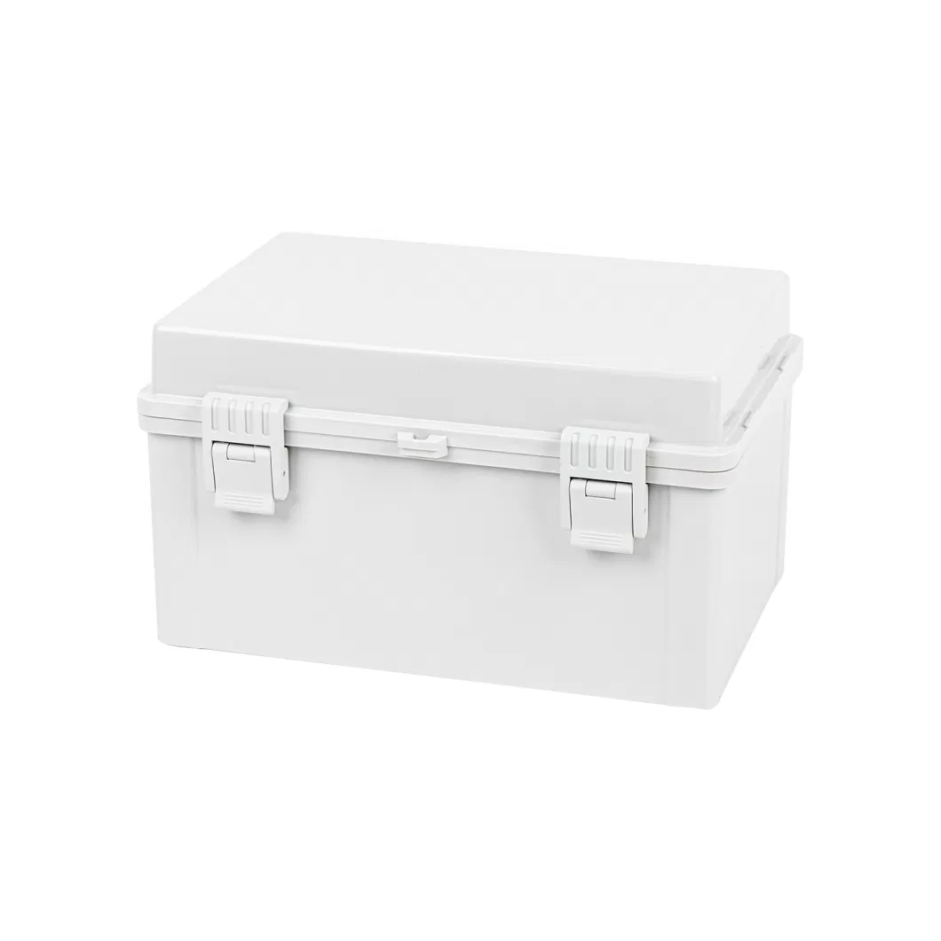 Outdoor Waterproof Electrical Equipment Distribution Box 500*400*200mm ABS Plastic Transparent Exterior Door