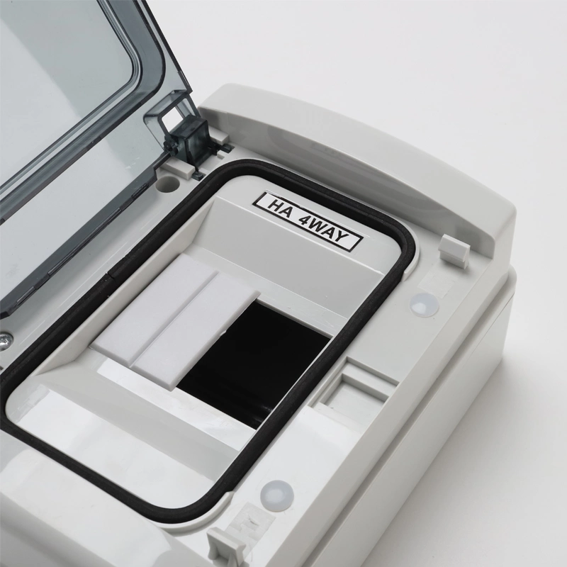 Ha-4 Ways IP65 Waterproof Outdoor 140*210*100mm Plastic 4 Way/4 Pole Junction Combiner Distribution Box