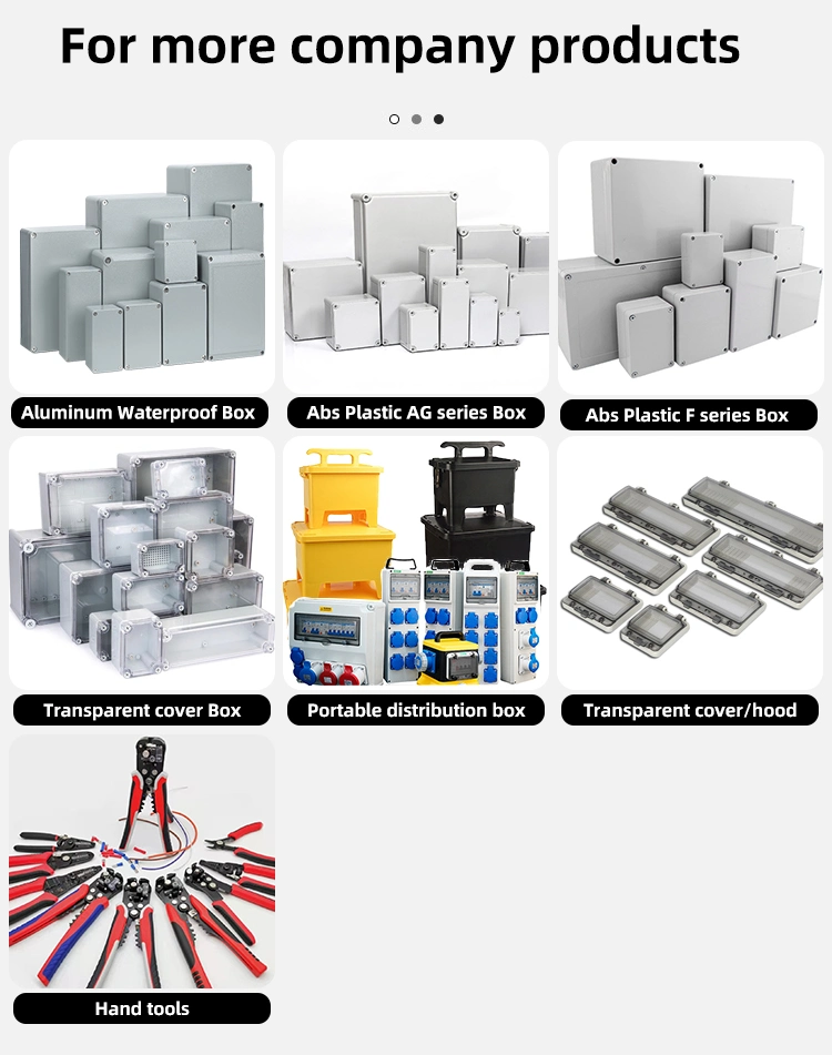 Plastic Multi Purpose 3phase Electric Outlet Distribution Box