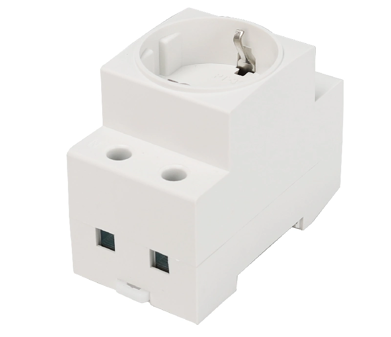 French Style 10-16A 35mm Rail Mount Socket