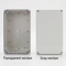 Waterproof Case 250*150*100mm ABS Plastic Light Gray Electrical Enclosure 9.8*5.9*3.9inch Support for Customization