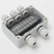 Two in and Three out 3.9*2.7*2inch Outdoor Power Supply Wire Distribution Box ABS Plastic Material Gray