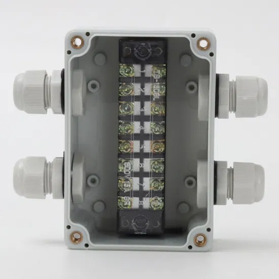 Power Supply Safety Wiring Box Two in and Two out 100*68*50mm ABS Plastic Is Waterproof