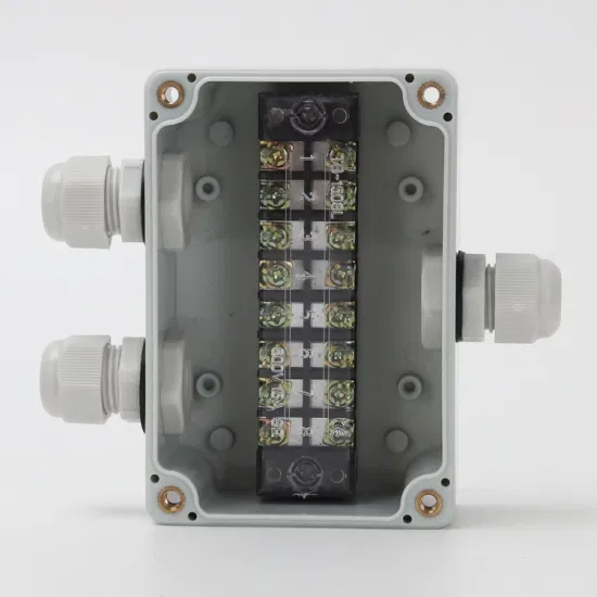 Outdoor Waterproof Junction Box 100*68*50mm One in and Two out Park Light Power Distribution Line