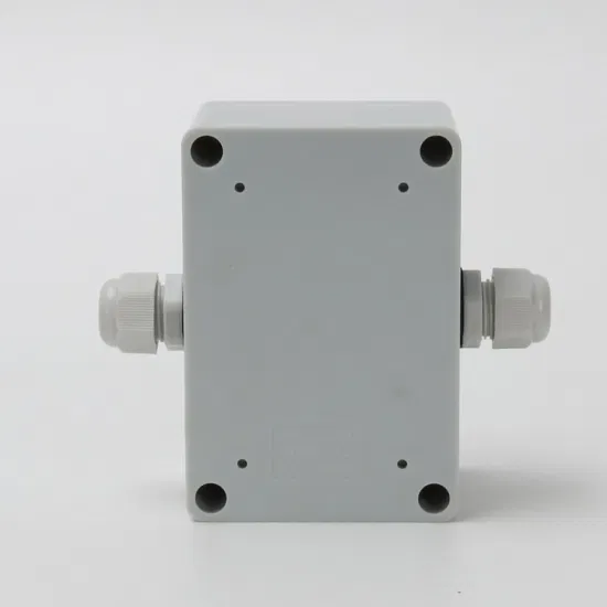 One in and One out 100*68*50mm ABS Plastic Waterproof Junction Box 3.94*2.68*1.97inch CE IP67