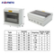 at-12 Outdoor Plastic Waterproof Distribution Box IP67 CE Copper Bar Wiring Electrical Installation Available